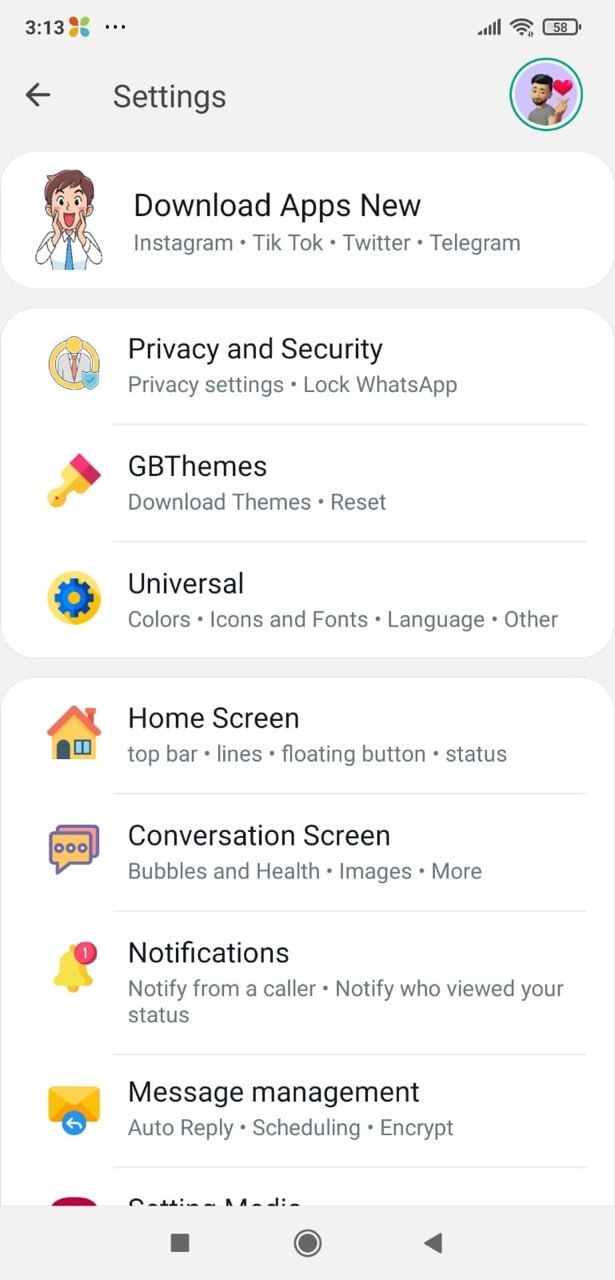 Auto-Reply rule configuration in GB WhatsApp Pro settings